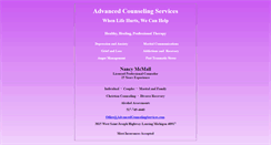 Desktop Screenshot of advancedcounselingservices.com